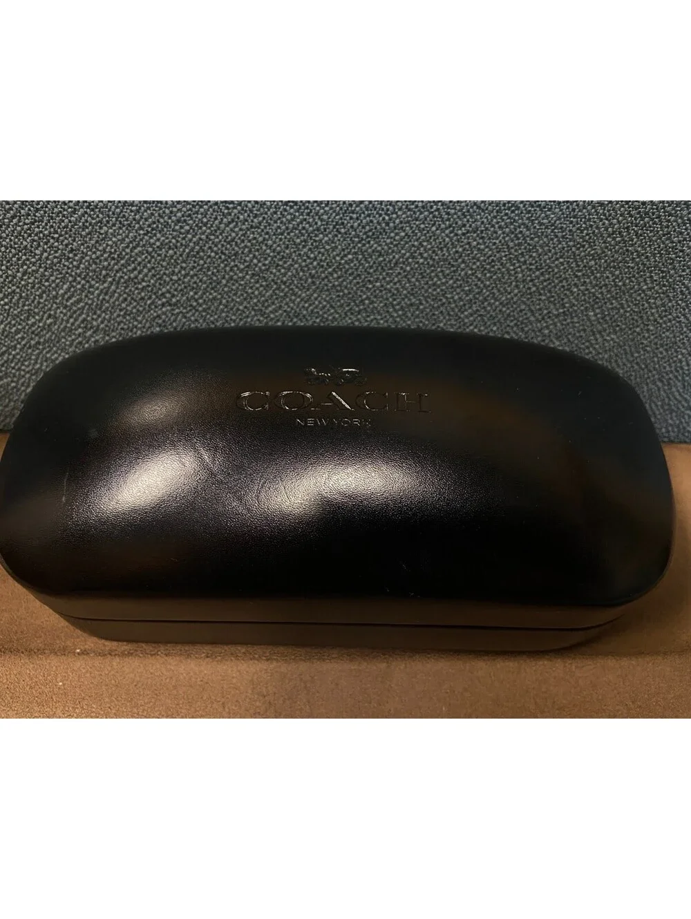 COACH BLACK CASE AUTHENTIC EYEWEAR EYEGLASSES GLASSES CASE ONLY